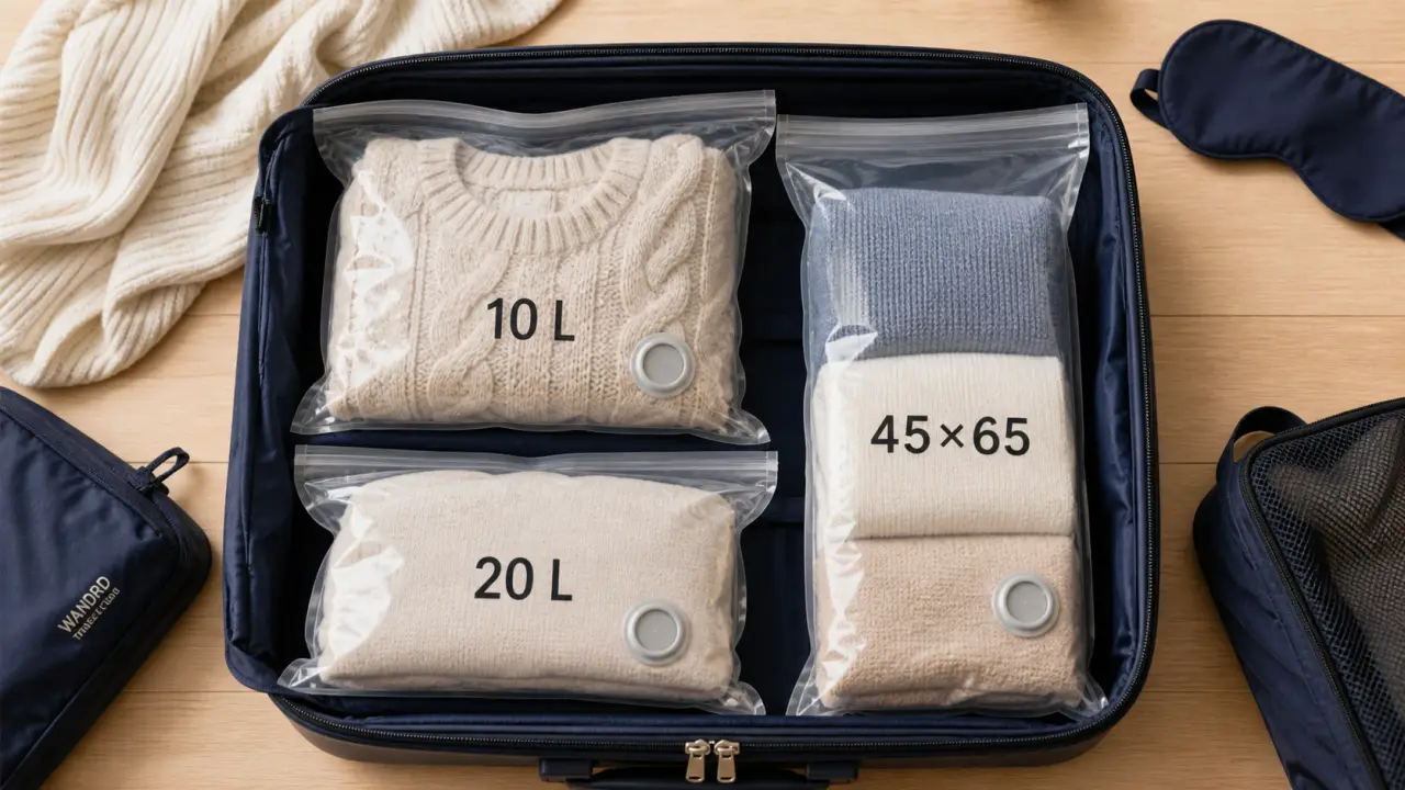 Meilleur sac de compression voyage : valise, sacs et pompe
