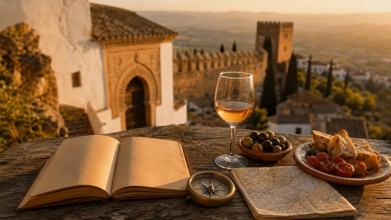 Voyage sur mesure espagne : boussole et tapas en Espagne, lumière dorée