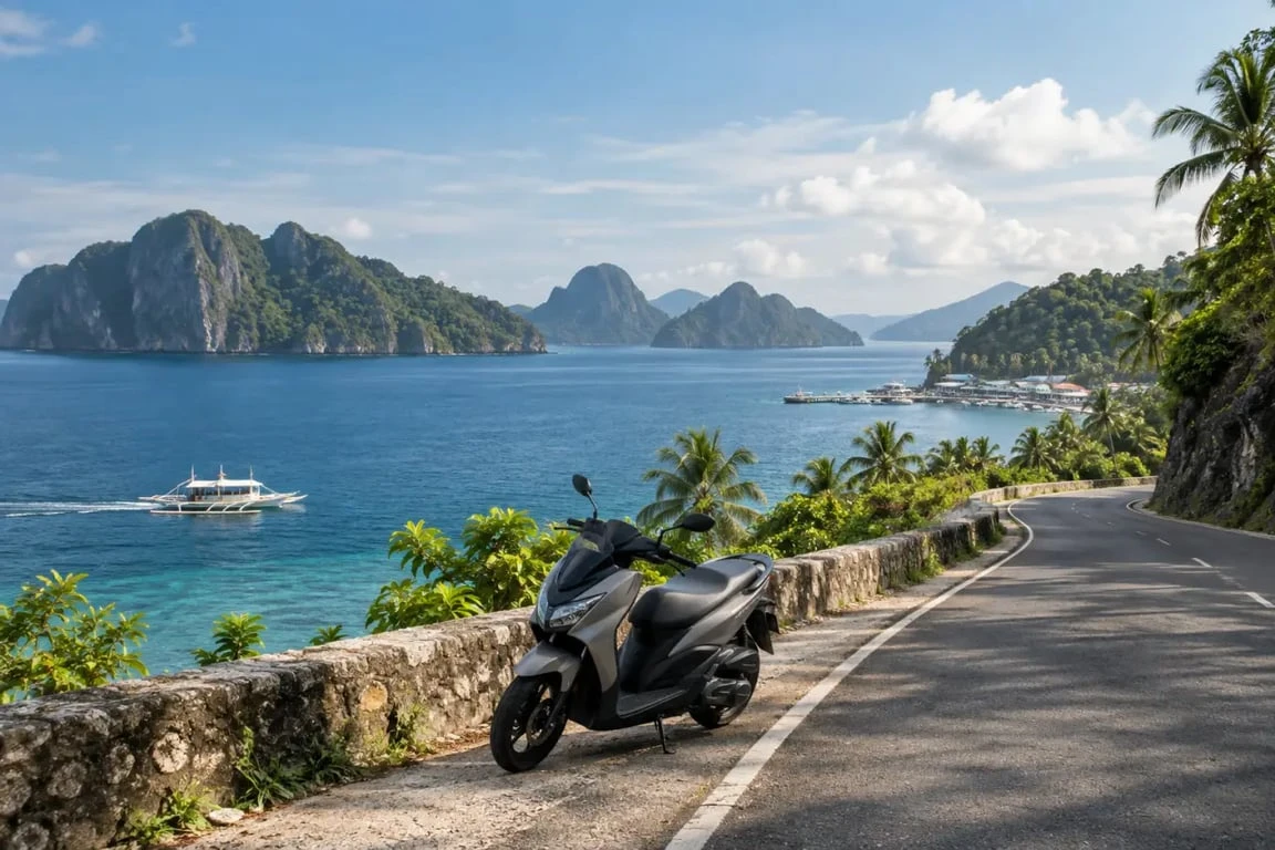 Road trip aux Philippines entre route côtière, ferry et îles tropicales
