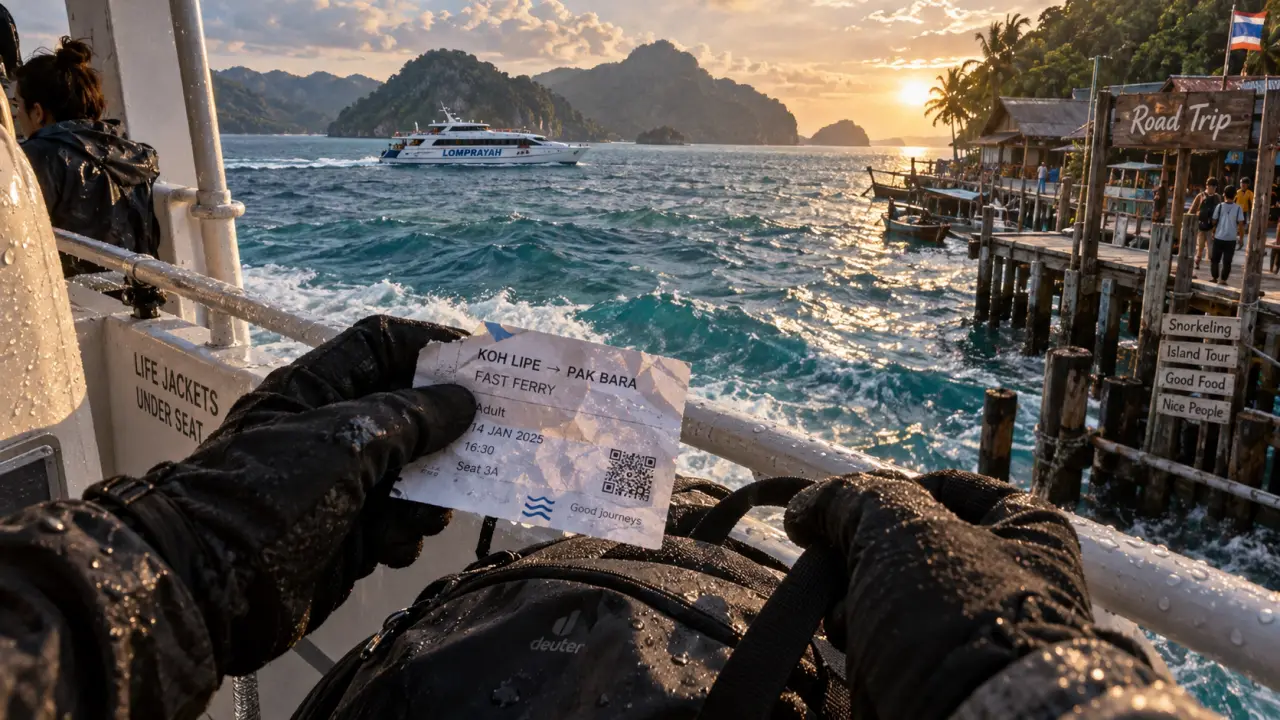 Road trip philippines en ferry, mer turquoise et îles lointaines