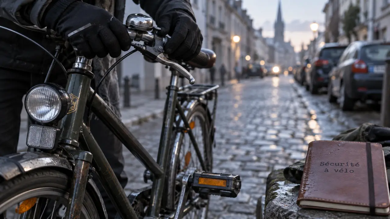 Sécurité en vélo : sonnette et freins, équipement