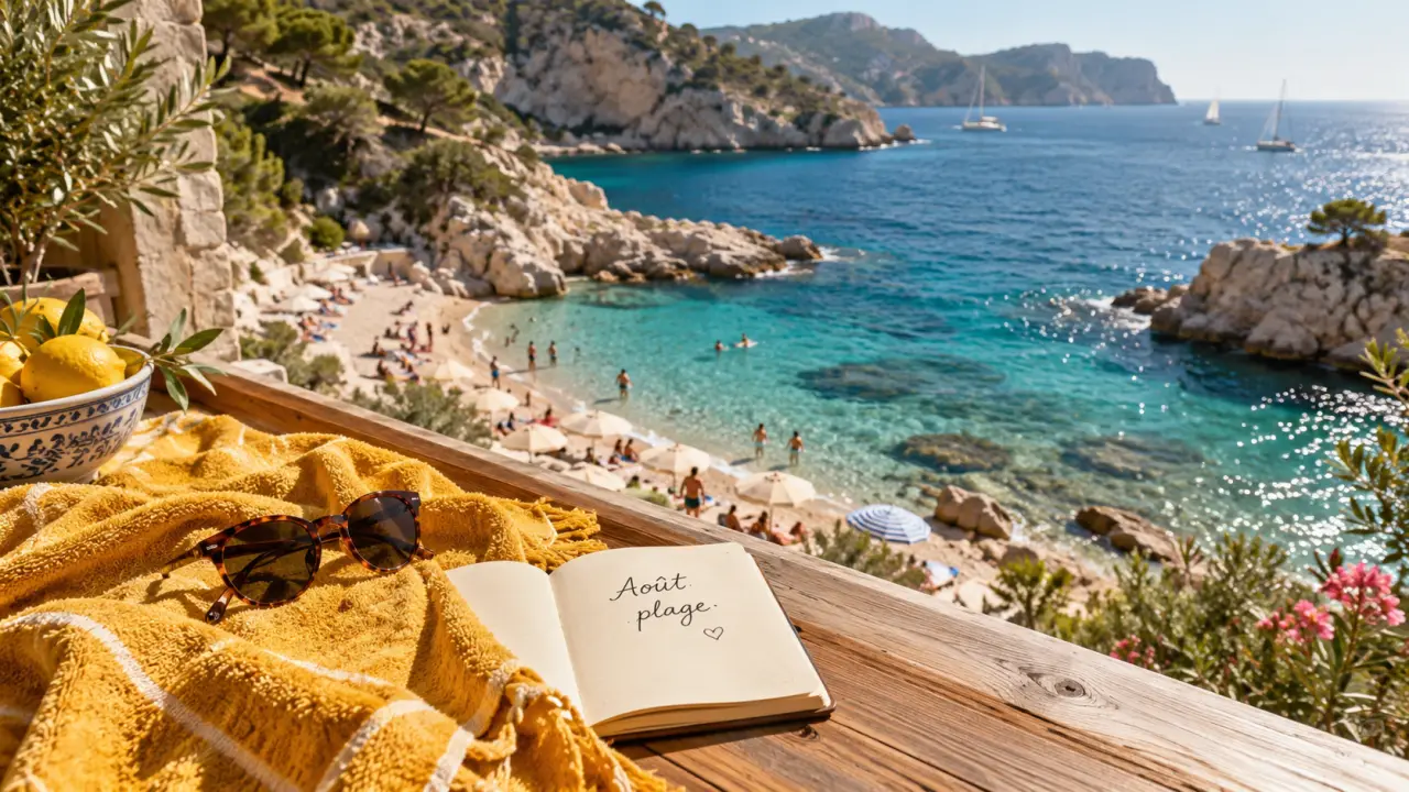 Vacances en aout ou aller : mer turquoise et soleil sans foule